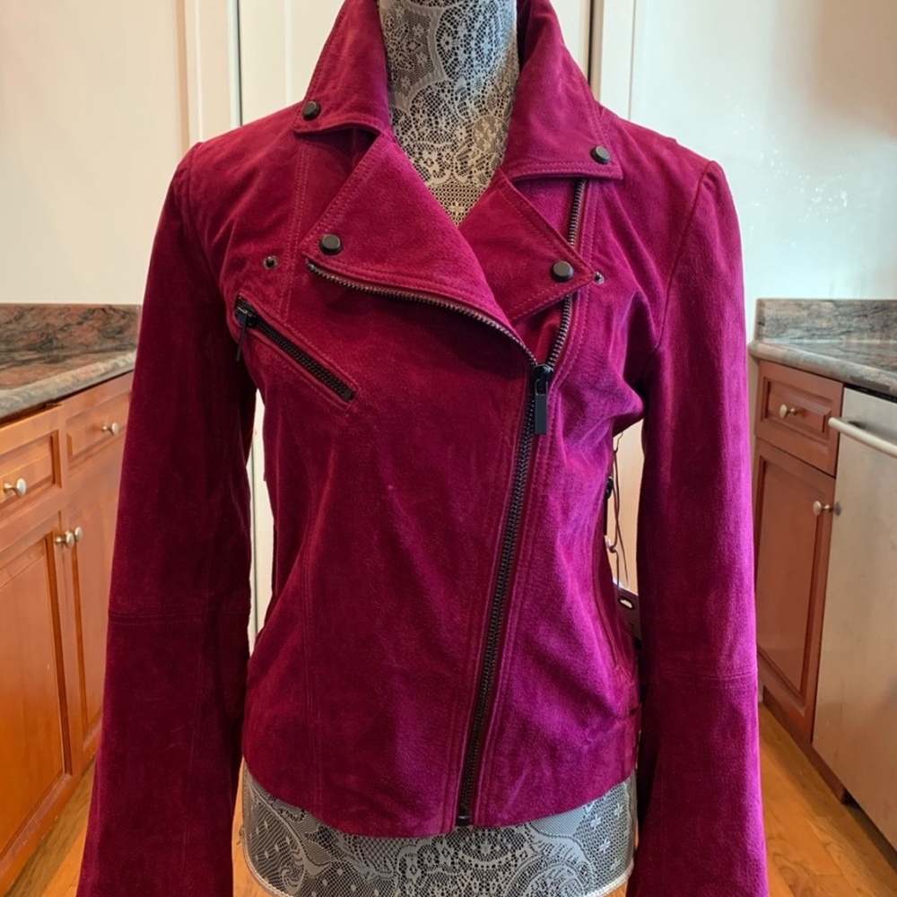 Bagatelle 100% Suede Biker Jacket